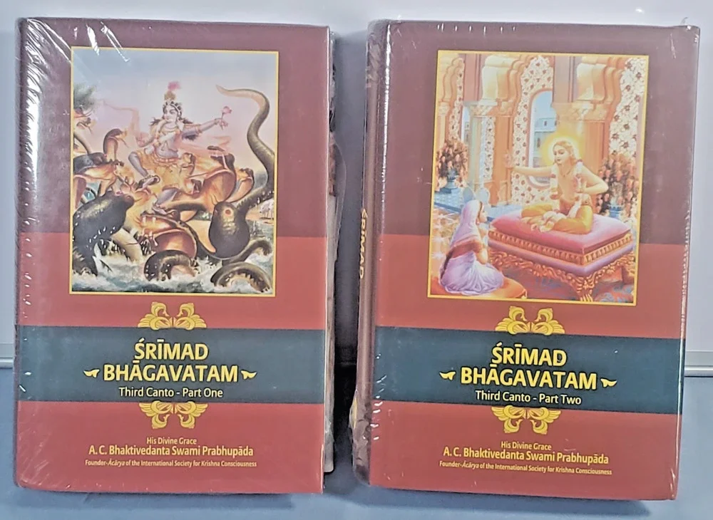 Srimad Bhagavatam Third Canto Part 1 & 2 Set AC Bhaktivedanta Swami Prabhupada